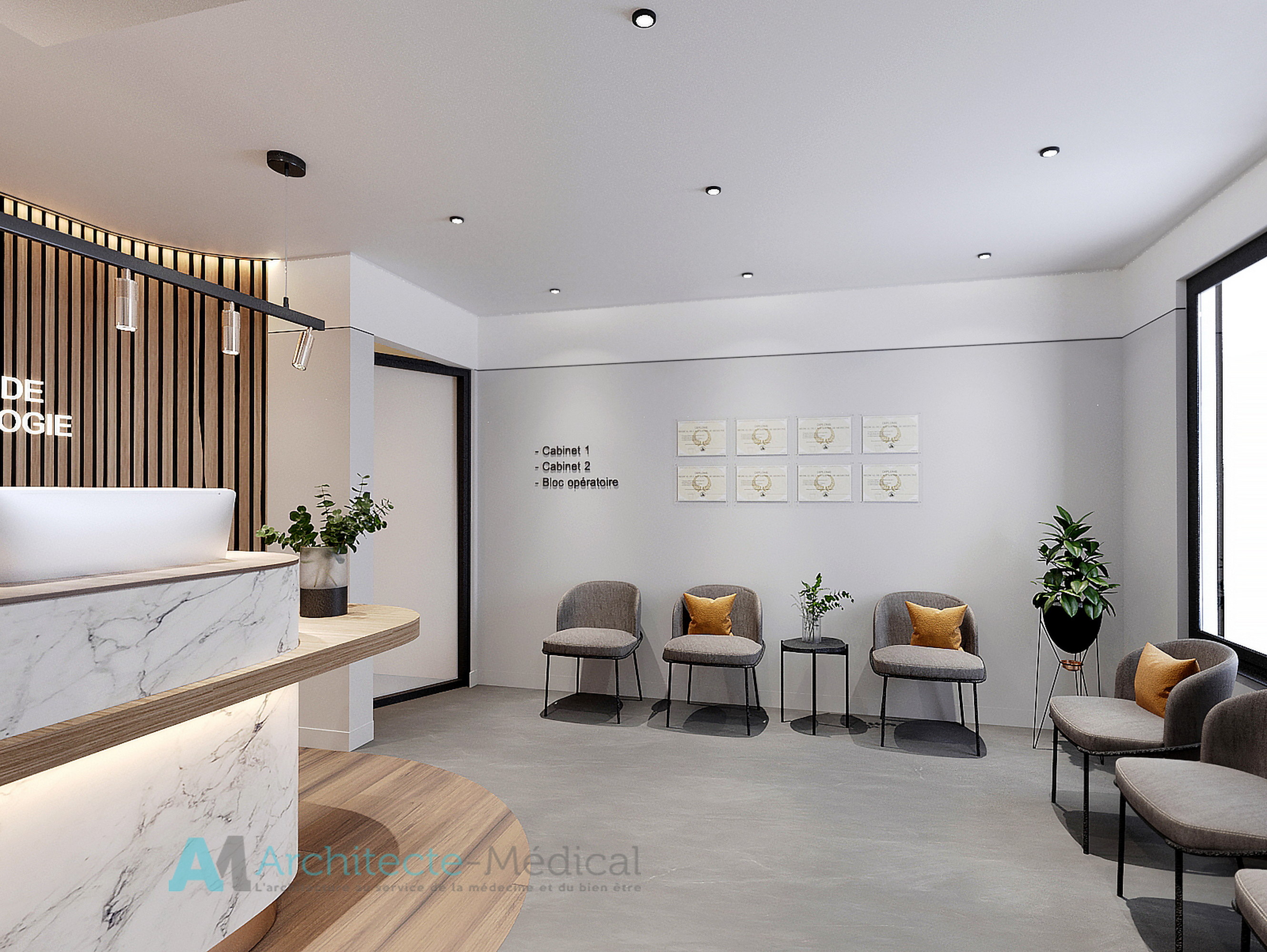 Compiegne dermatologie luxe bois design moderne (3)